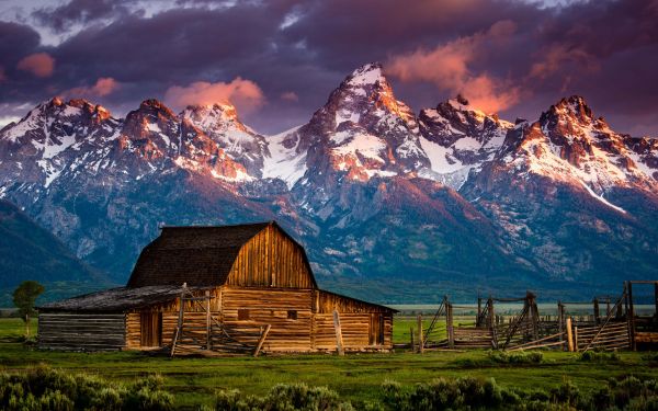 montanhas Rochosas,natureza,panorama,montanhas,neve,celeiro