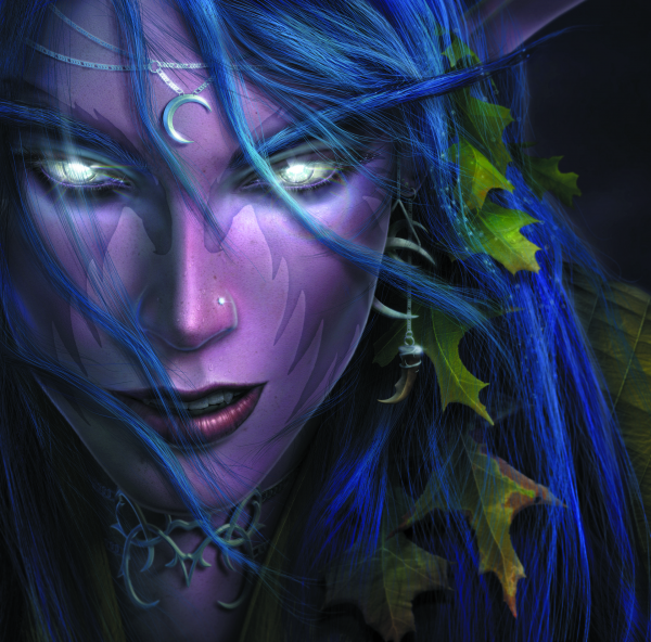 warcraft III,Warcraft III Reign of Chaos,Frozen Throne,video hry,Video Game Art,temní elfovia