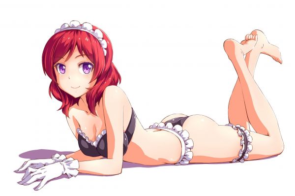 ilustracja,Anime,rysunek,usta,Kocham życie,Nishikino Maki