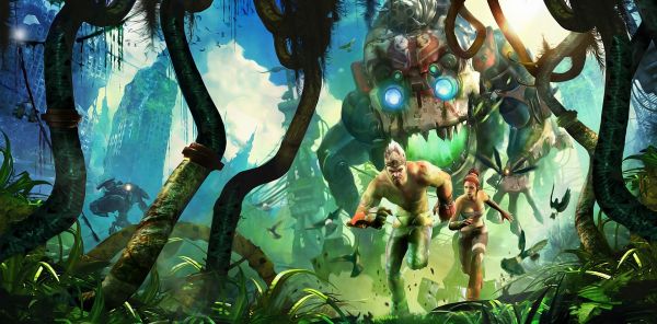 floresta,videogames,selva,mitologia,Enslaved Odyssey para o Ocidente,floresta tropical