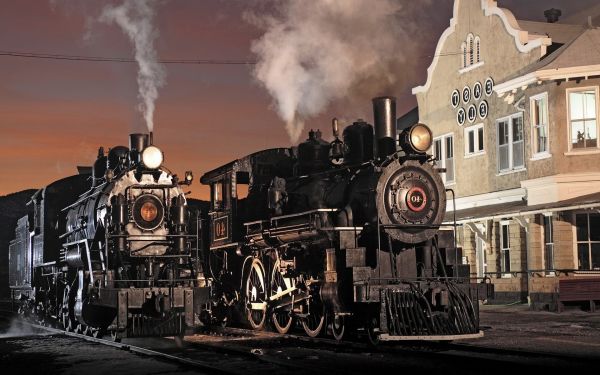 vehicle,train,transport,locomotive,smoke,vintage