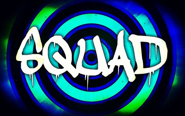 suicide Squad,1440x900 px,blu,graffiti,verde,bianca