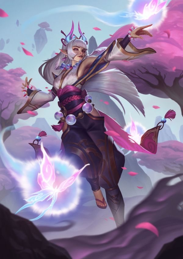 piirustus,Syndra League of Legends,League of Legends,naiset,hopea hiukset,Unstable Anomaly