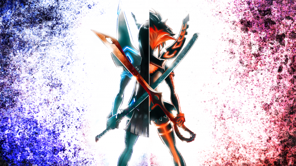 anime,anime girls,Kill la Kill,Matoi Ryuuko,Kiryuin Satsuki,spada