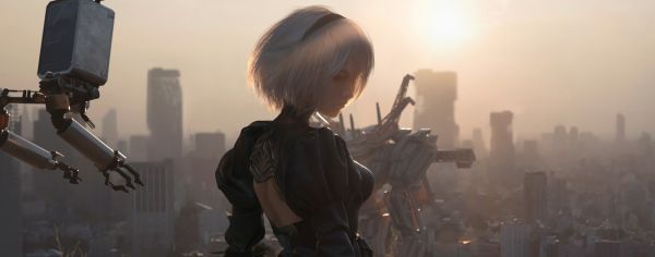 anime tytöt,Caaaaarrot,Nier Automaattien,2B Nier Automata