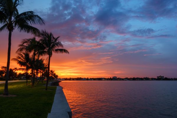 1600x1067 px,strand,híd,városok,Florida,Marina