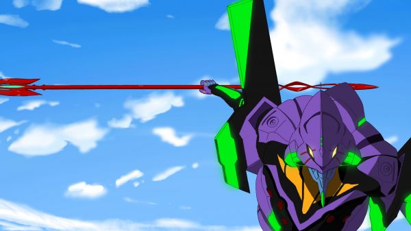 anime,EVA Unit 01,Neon Genesis Evangelion,mechs,Super Robot Taisen,kunstværk