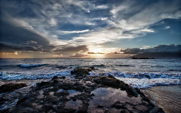 luce del sole,paesaggio,tramonto,mare,baia,acqua