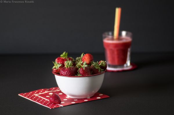 Matin, rouge, blanc, Coupe, maison, cuisine