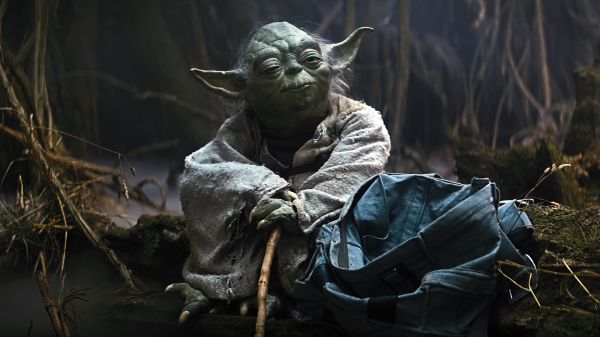 Star Wars Episode V The Empire Strikes Back,films,film stills,Yoda,Jedi,rugzakken