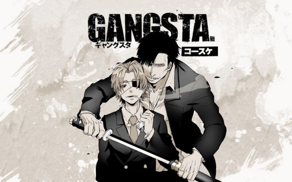 ábra,anime,rajzfilm,Gangsta,Nicolas Brown,Arcangelo Worick