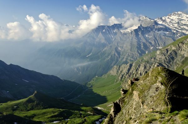 paesaggio,montagne,natura,nuvole,la neve