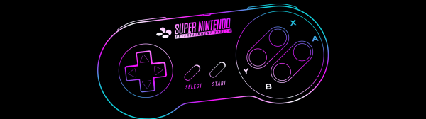 black background,Super Nintendo,Nintendo,SNES,controllers,retro console