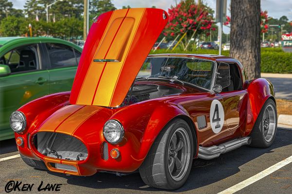 car, red, vehicle, yellow, orange, Nikon