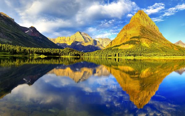 paysage,Montagnes,Lac,la nature,réflexion,parc national