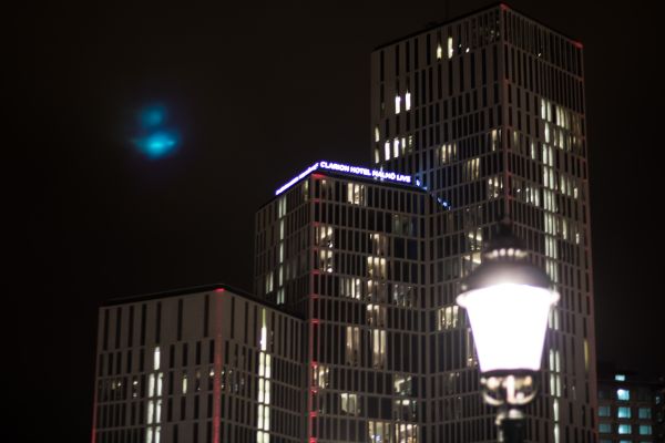 Stadtbild,Nacht-,Betrachtung,Wolkenkratzer,Licht,Metropole