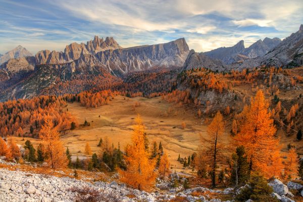 Dolomitterne bjerge,efterår,landskab,natur,2000x1335 px