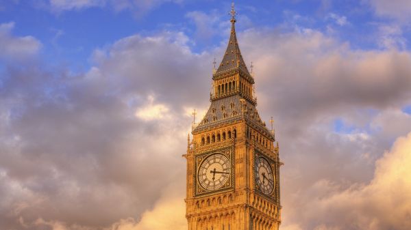 nube,cielo,edificio,torre,reloj,luz de sol