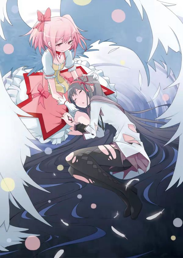 anime,animeflickor,Kaname Madoka,Mahou Shoujo Madoka Magica,Homura Akemi