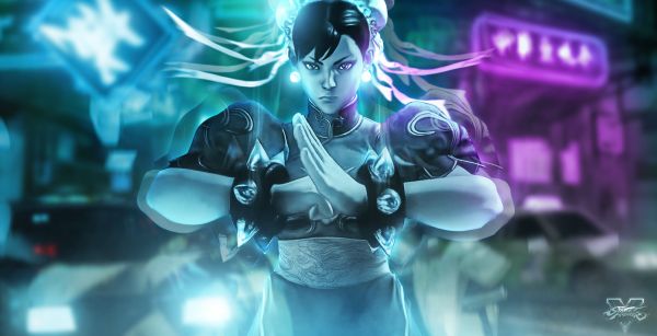 anime,chun Li,Street Fighter V,ART,screenshot,počítač tapeta