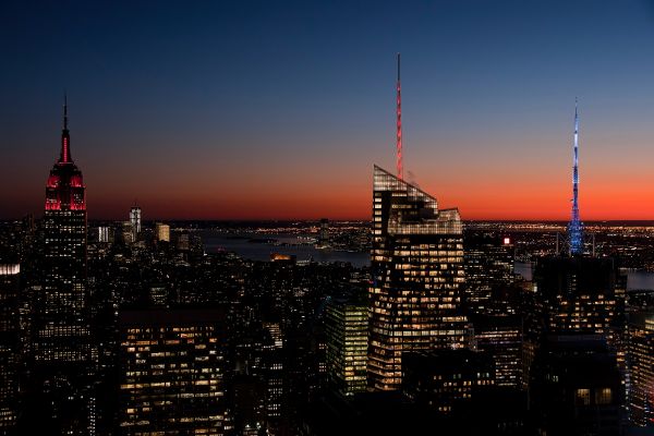 New York City,by,lys,solnedgang