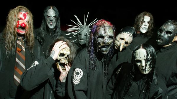 Slipknot,mørke,nat,maske,lys,hovedbeklædning