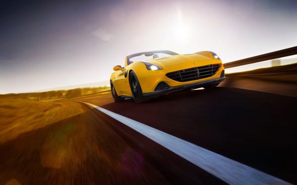 кола,Ferrari California T,Novitec Rosso,2560x1600 пиксела,път,залез