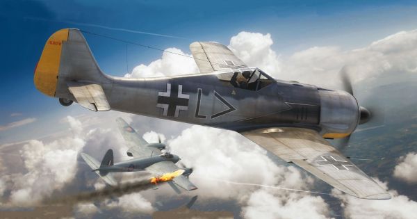 第二次世界大战, fw 190, Focke Wulf, Focke Wulf Fw 190, 飞机, 战争