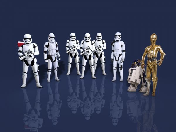 Star Wars Troopers,R2 D2,C 3PO,Soldado