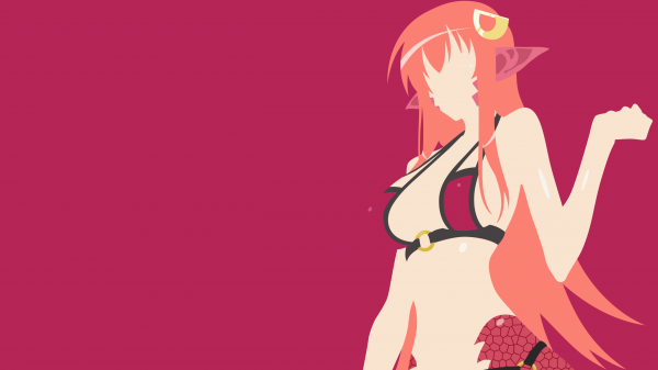 Monster Musume no Iru Nichijou,anime girls,Miia Monmusu,vector,anime vectors