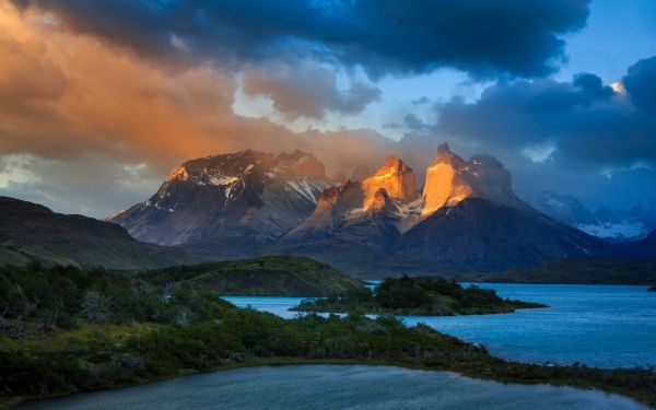 luz de sol,Árboles,paisaje,lago,naturaleza,reflexión