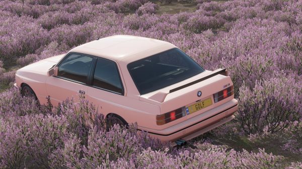 BMW,Forza,꽃들,분홍색 자동차,tylerthecreator,Forza Horizon 4