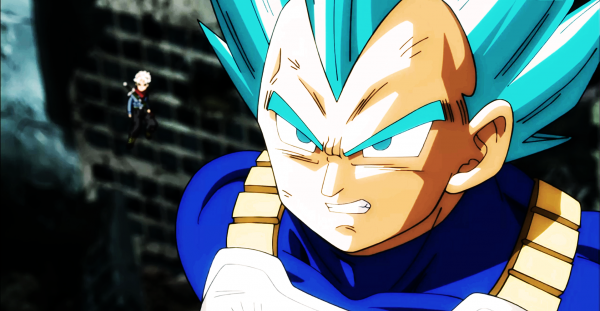 illustrazione,anime,cartone animato,Dragon Ball Super,vegeta,Super Saiyan Blu