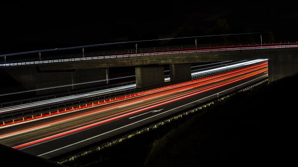 la nature,longue exposition,nuit,en plein air,rue,route