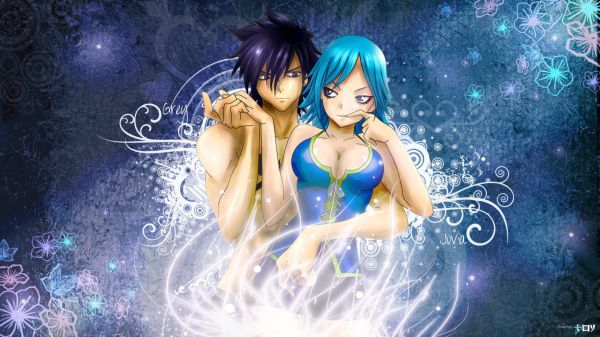 อะนิเมะ, เทพนิยาย, ตำนาน, Fullbuster Grey, Lockser Juvia, นางฟ้า