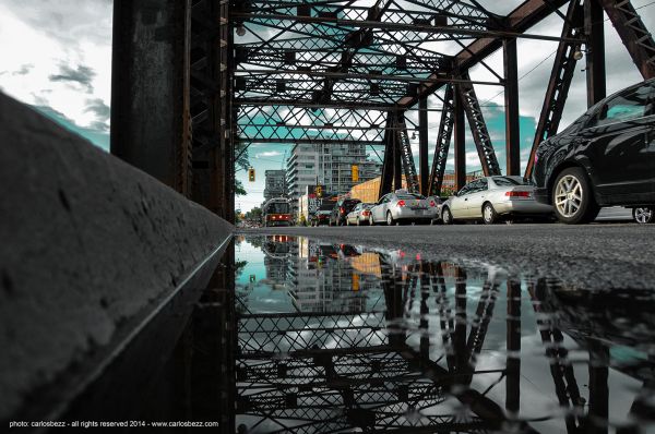 lumières,ville,rue,architecture,voiture,eau