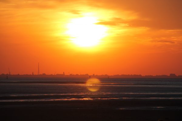 luce del sole,tramonto,mare,spiaggia,Alba,sera