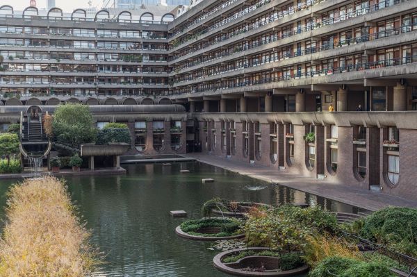 budova,Brutalismus,Londýn,barbican,architektura,block of flats