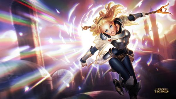 Anime, Legenda Legii, Lux League of Legends, Gry wideo, zrzut ekranu, Tapeta komputerowa