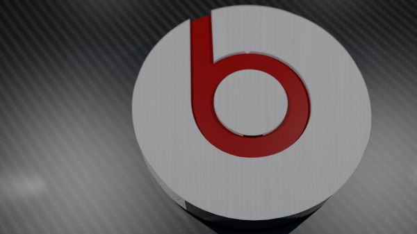 Beats Audio,illustration,3D,logo,cirkel,mærke