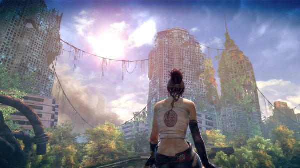 videogames,ruína,Enslaved Odyssey para o Ocidente,luz solar,mundo,Cidade abandonada