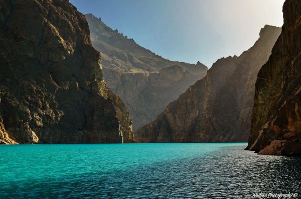 lago,montagne,2048x1357 px,Lago di Attabad,blu,Karakorum Monti