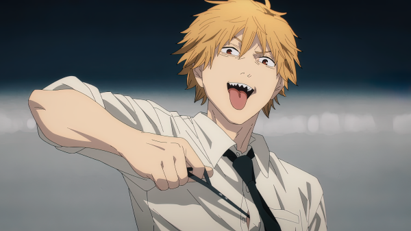 Chainsaw Man,Denji Chainsaw Man,アニメ少年,tongue out,Anime screenshot