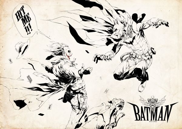 Homme chauve-souris, Joker, 3600x2550 px, Batman Eternal