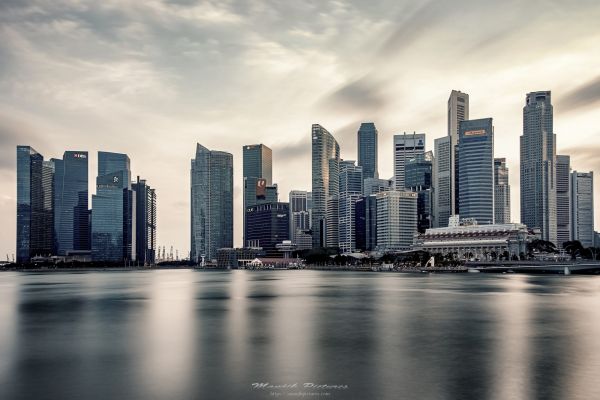 Marina Bay,by,bybildet,flybilde,skyline,landskap