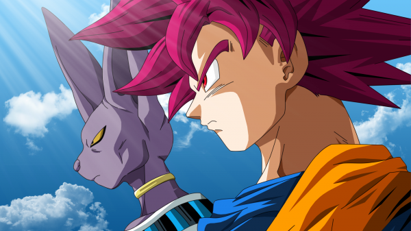 Dragon Ball Super,Super Saiyan,Super Saiyan Bůh,Beerus