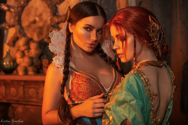 วีดีโอเกมส์, Triss Merigold, The Witcher, Witcher 3 ล่าสัตว์ป่า, ตัวละครในวิดีโอเกม, ผู้หญิง