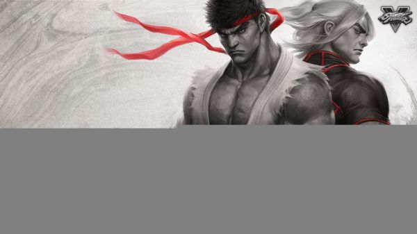 1920x1080 px,umelecké diela,Ryu Street Fighter,pouličný bojovník,Street Fighter V,Ken Street Fighter