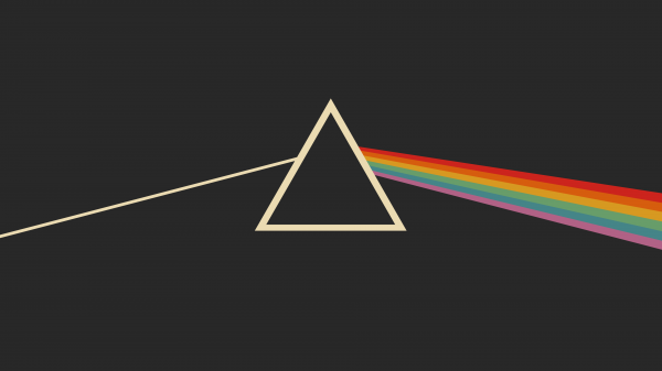 Pink Floyd,gruvbox,Refração,minimalismo