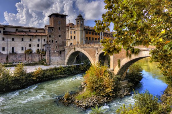 Wasser,Brücke,Garten,Betrachtung,Tourismus,Fluss